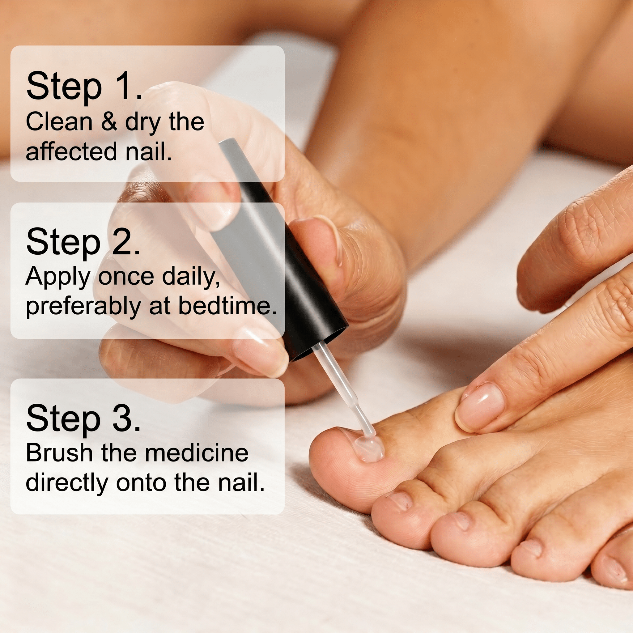 Maximum Strength Comprehensive Toenail Fungus Solution | Triple Action Formula Fights Fungus, Clears Yellow & Thick Nails, Fast Itch Relief.