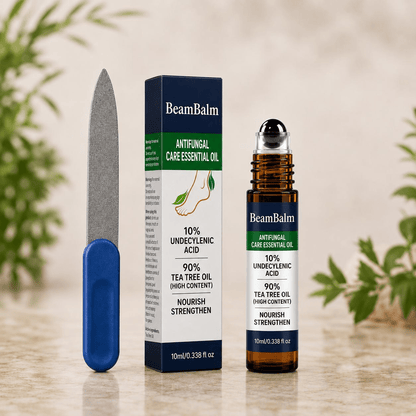 Premium Anti-Fungal Roller Serum (10ml) | 10% Undecylenic Acid, 90% High-Concentration Tea Tree Oil | Nail Care Serum for Fungal Issues | Suitable for Men & Women.