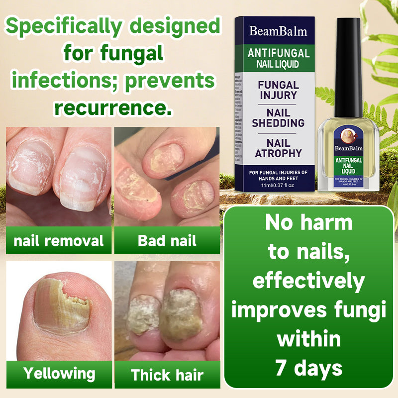 [Special effects] BeamBalm antifungal nail liquid Toenail Fungus Extra Strength,Antifungal Solution for Toenail or Fingernail, Triple ActionFormula for Remove Fungal, Repair and Renewal DamagedNails.