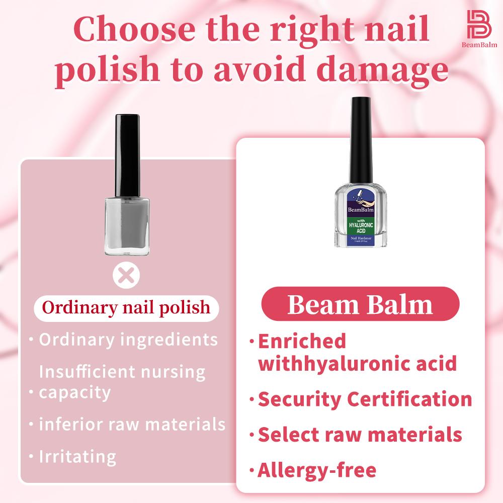 【Buy 1Get 1 Free】BeamBalm 10-second quick-drying peel-off nail hardener and repair solution