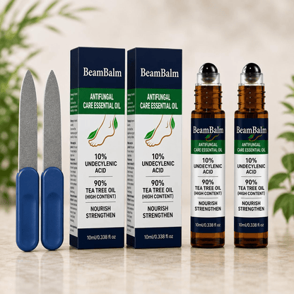 Premium Anti-Fungal Roller Serum (10ml) | 10% Undecylenic Acid, 90% High-Concentration Tea Tree Oil | Nail Care Serum for Fungal Issues | Suitable for Men & Women.