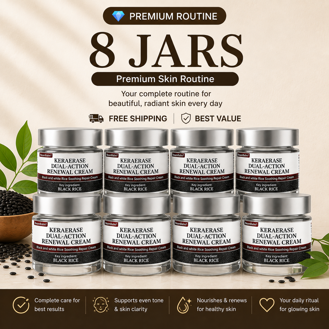 BeamBalm® KeraErase Crema Renovadora de Doble Acción