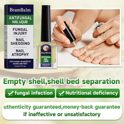 BeamBalm Antifungal Nail Liquid brush-on treatment for toenail fungus care