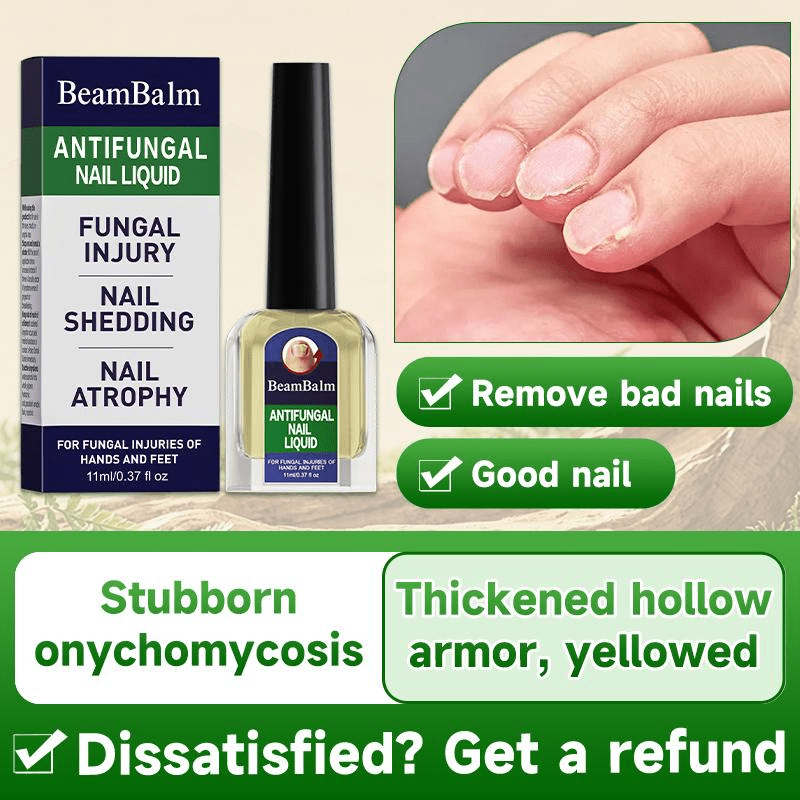 BeamBalm Antifungal Nail Liquid for onychomycosis care and unhealthy-looking nails